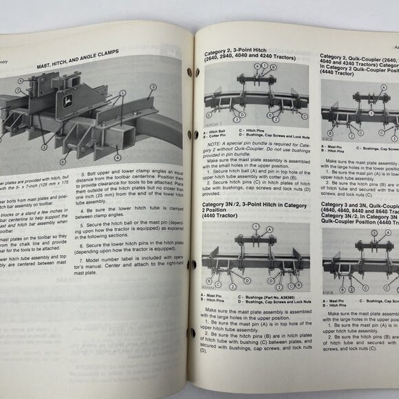 John Deere 50 Toolbar & Attachments Operator's Manual OM A41456 Issue F0 dealer - Picture 12 of 12